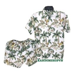 Đồ bộ đi biển cây dừa thơm trắng